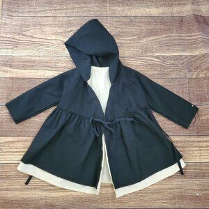 Little Creative Factory hooded dress / open jacket sz 24m